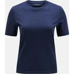 Tričko Peak Performance W Original Small Logo Tee námořnická modrá L