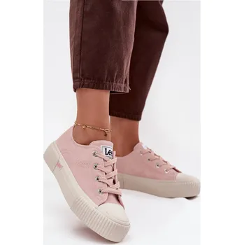 Dámská obuv Dámské tenisky na platformě LEE ISLA C WOMEN LOW 50253001.78E Růžové 41