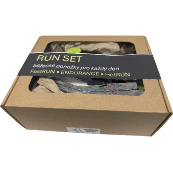 Pánské termo ponožky RUN SET - balíček běžeckých ponožek 42-44