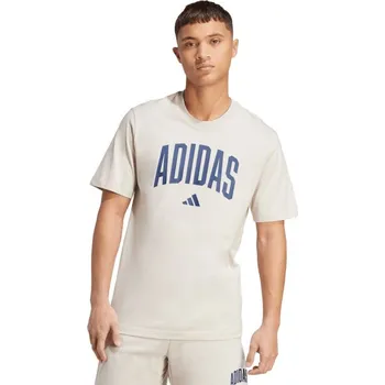 Pánské tričko Pánské tričko adidas Collegiate Lineage beige JM6415 pánské m