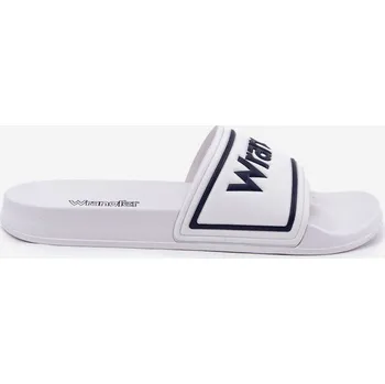 Sada pánského spodního prádla Pánské Pantofle WRANGLER AVERELL SLIDER MEN LOW 20251042.1FG Bílé 40