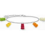 Thomas Sabo A2152-017-7-L19V Silver bracelet w. five coloured Goldbears