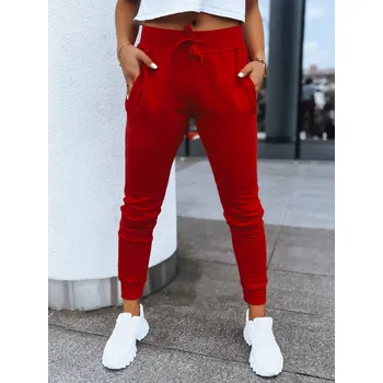 Dstreet Dámské tepláky Fits červená M UY0533 29666