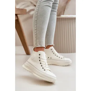 Dámské tenisky Dámské Tenisky Na Platformě Eko Kůže Big Star OO274064 Bílé 38