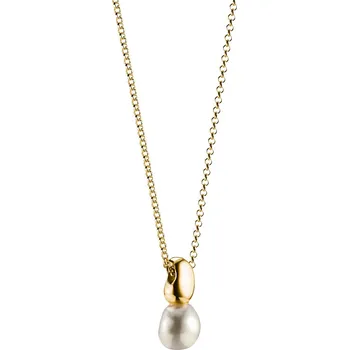 Řetízek Thomas Sabo KE2318-430-14-L45V Necklace with pearls-Pendant Natural Beauty Gold-Plated
