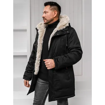 Černá pánská zimní bunda parka Bolf 5M3132A1 - M