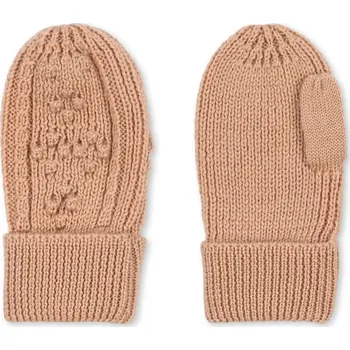 Rukavice Dětské vlněné rukavice Konges Sløjd CABBY MITTENS oranžová barva, KS103451 KS103451.9BYA 32X, vel. 12-18 měsíců
