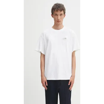 Pánské tričko Bavlněné tričko MM6 Maison Margiela SH2GC0030.M20048.100 bílá 00X, vel. M