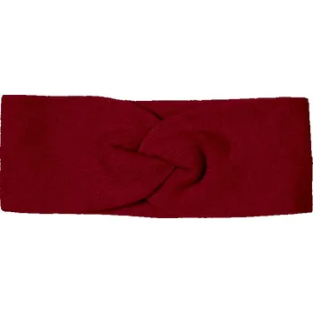 Čepice Fiebig - Headwear since 1903 Dámská bordó kašmírová zimní čelenka - Fiebig Velikost: Unisize (S-XL)