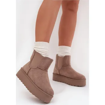 Dívčí sněhule Dámské Sněhule S Elastickou Vsadkou Khaki Kiora 40