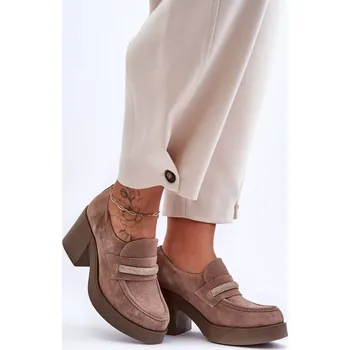 Dámské polobotky Polobotky na podpatku model 183961 Step in style 39