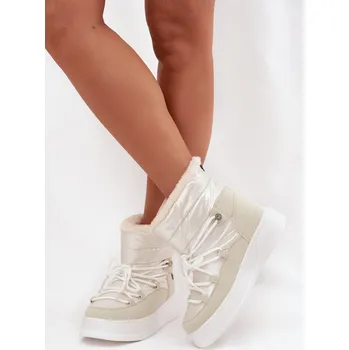 Dámská obuv Dámské zimní boty Na platformě Lee Cooper LCJ 25 03 3815 Bílé 40