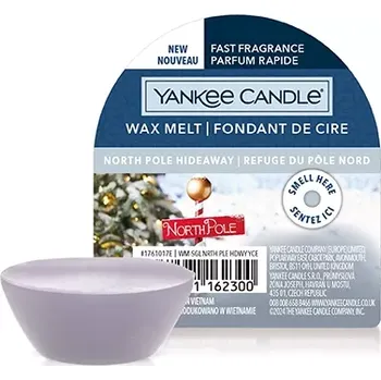 Svíčka Yankee Candle North Pole Hideaway vonný vosk 22 g