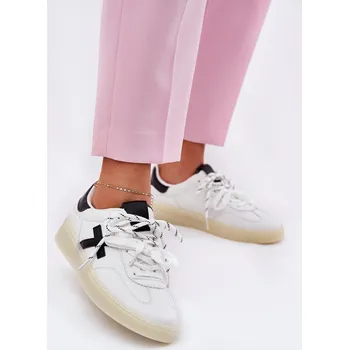 Dámské tenisky Nízké Dámské Sportovní Boty Bílé Zelevelis 37