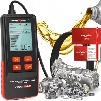 Autodiagnostika AUTOXSCAN X505PRO MĚŘIČ KVALITY OLEJE V PŘEVODOVCE
