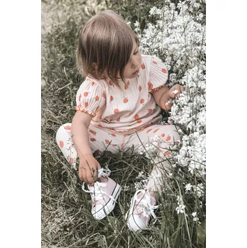 Dětské Brokátové Tenisky Růžové Bling-Bling 23