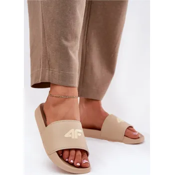 Dámské žabky Dámské Pantofle 4F 4FRMM00FSLIF010-83S Béžové 37