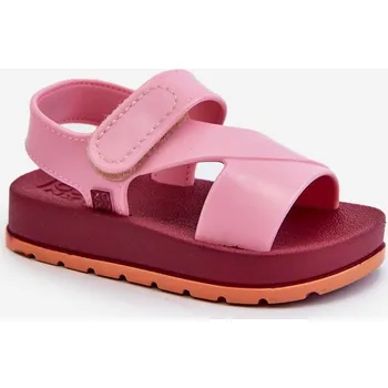 Sada pánského spodního prádla Dětské sandálky na suchý zip vonící ZAXY LL385001 růžové 23