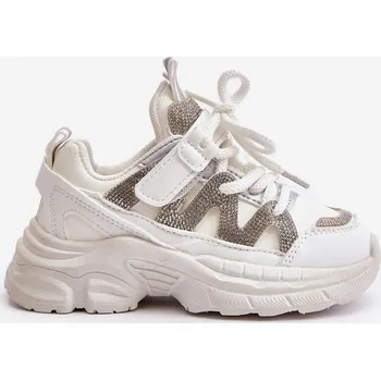 Sada pánského spodního prádla Dětské tenisky se zirkony bílé Rianalla 26