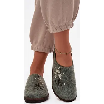 Dámské žabky Dámské domácí pantofle Inblu NL000011 – zelené Velikost: 39