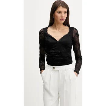 Dámská halenka Halenka Abercrombie & Fitch dámská, černá barva, hladká, KI139-5872-900 KI139.5872.900 99X, vel. XL