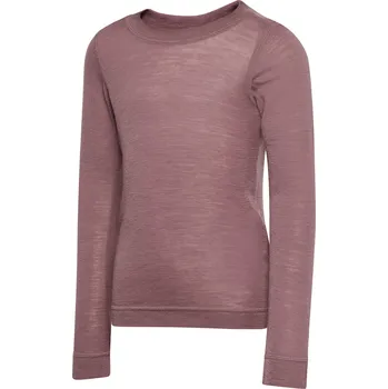HUMMEL JR WOOL RIB T-SHIRT L/S Barva: Fialová, Velikost: 122