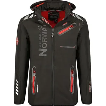 Pánská bunda Geographical Norway Softshellová bunda Royaute DB 068 M WY2000H/GN/Black / Red L