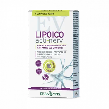 Erba Vita LIPOICO ACTI-NERV RETARD - antioxidace, 30 tablet
