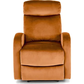 Křeslo Polohovatelné rozkládací křeslo Halmar WONDER s funkcí houpání, skořicová (2p=1szt) (2 Karton)