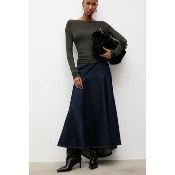 Dámská sukně Džínová sukně Answear.LAB 2096.tok námořnická modř 59X, vel. L