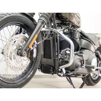 Rám pro motocykl Padací rám Fehling Harley Davidson HD Softail Street Bob 2018-, černý 47454