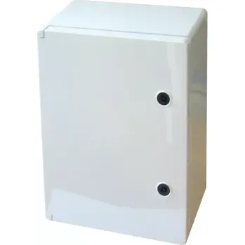 Rozvaděč Tracon TME604020 Plastová rozvodná skříň HxWxD=400x300x165mm, IP65, IK10, 1000V AC/DC, RAL7035 (Tracon TME604020)