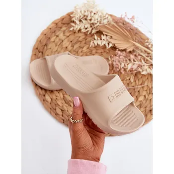 Sada pánského spodního prádla Lehké pěnové dětské pantofle Big Star NN374559 béžové 30