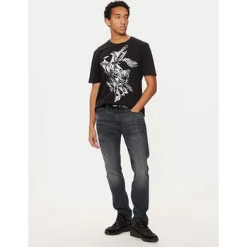 Pánské tričko Hugo T-Shirt 50524023 Černá Regular Fit XS