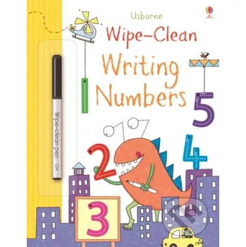 Cizojazyčná kniha Wipe-clean Writing Numbers - Jessica Greenwell, Kimberley Scott (ilustrátor) Usborne