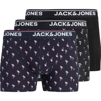 Boxerky 3PACK pánské boxerky Jack and Jones vícebarevné (12295181) L Možnost vrácení zboží ZDARMA do 120 dnů!
