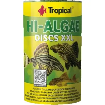 Krmivo pro rybičky Tropical Hi-Algae Discs XXL Objem: 1000ml