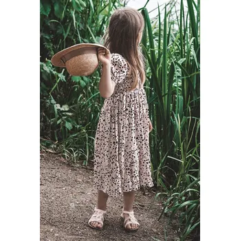 Dámské sandále Dětské pletené nazouvací sandály Růžove Tracy 22