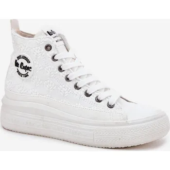 Dámská obuv Dámské Tenisky Na Platformě Lee Cooper LCW-25-44-3209L Bílé 40