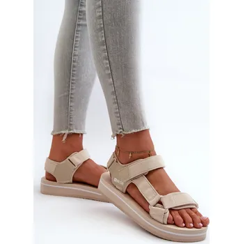 Dámské sandále Dámské sandály na platformě Big Star NN274A535 béžové 41