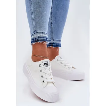 Dámské tenisky Dámské Tenisky Na Platformě Bílé LEE ISLA C WOMEN LOW 50251001 38