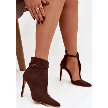 Dámská zimní obuv Boty na podpatku model 221125 Step in style 40