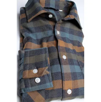 Pánská košile LUIZ Pánská flanelová košile Bruno 192 >PRODLOUŽENÁ DÉLKA< Velikost: 50