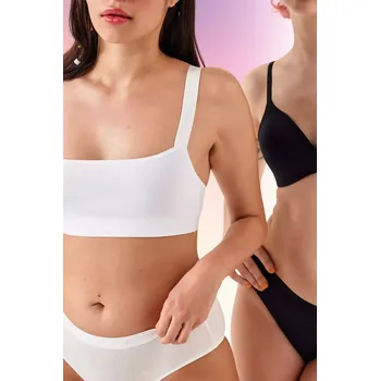 Podprsenka sloggi GO Casual Top - WHITE - SLOGGI WHITE - SLOGGI L