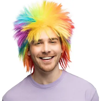 Karnevalový kostým Paruka Punky duha