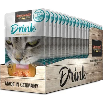 Leonardo DRINK MULTIPACK kuřecí polévka s TRESKOU pro kočky 20x40 g