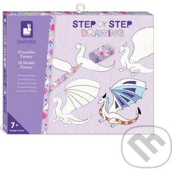 Záložka Kreslenie krok za krokom Fantasy zvieratá od 7 rokov - Janod Janod