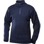Svetr se zipem Devold Nansen Zip Neck S dark blue melange