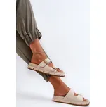 Dámské žabky na platformě Big Star NN274083 béžové 37