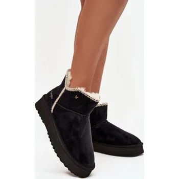 Dívčí obuv Ženské sněhule na platformě Wrangler 20253093.25Y Černé 41